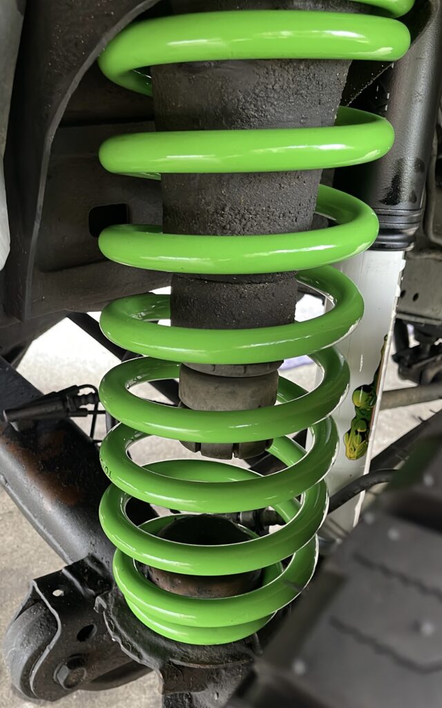 New Toyota Landcruiser FJ80 Coil Springs installed